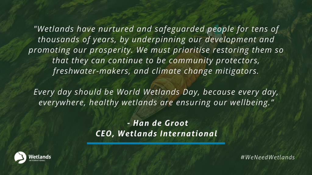 World Wetlands Day: Wetlands & Human Wellbeing - Wetlands International